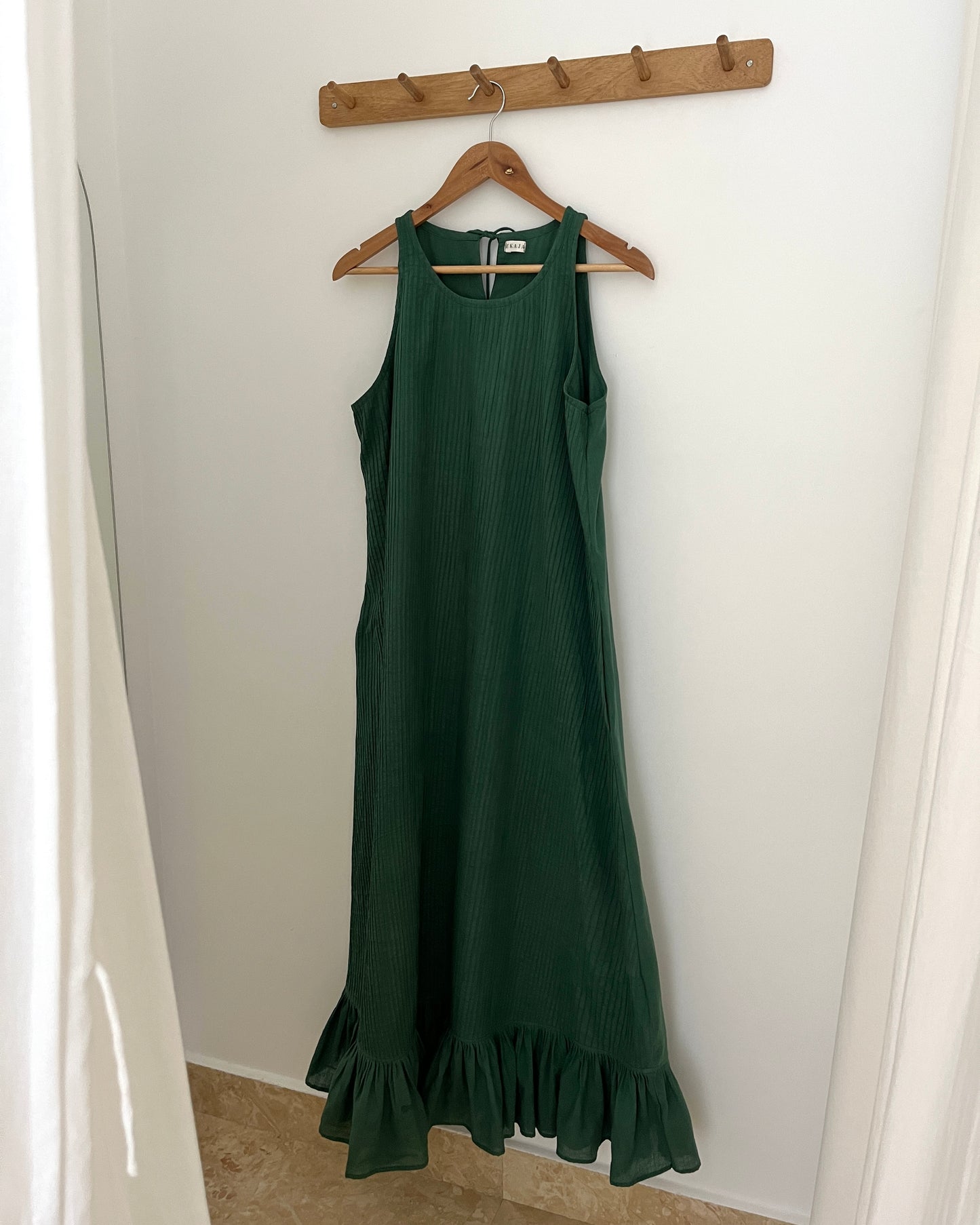 Pin-tucked Dress
