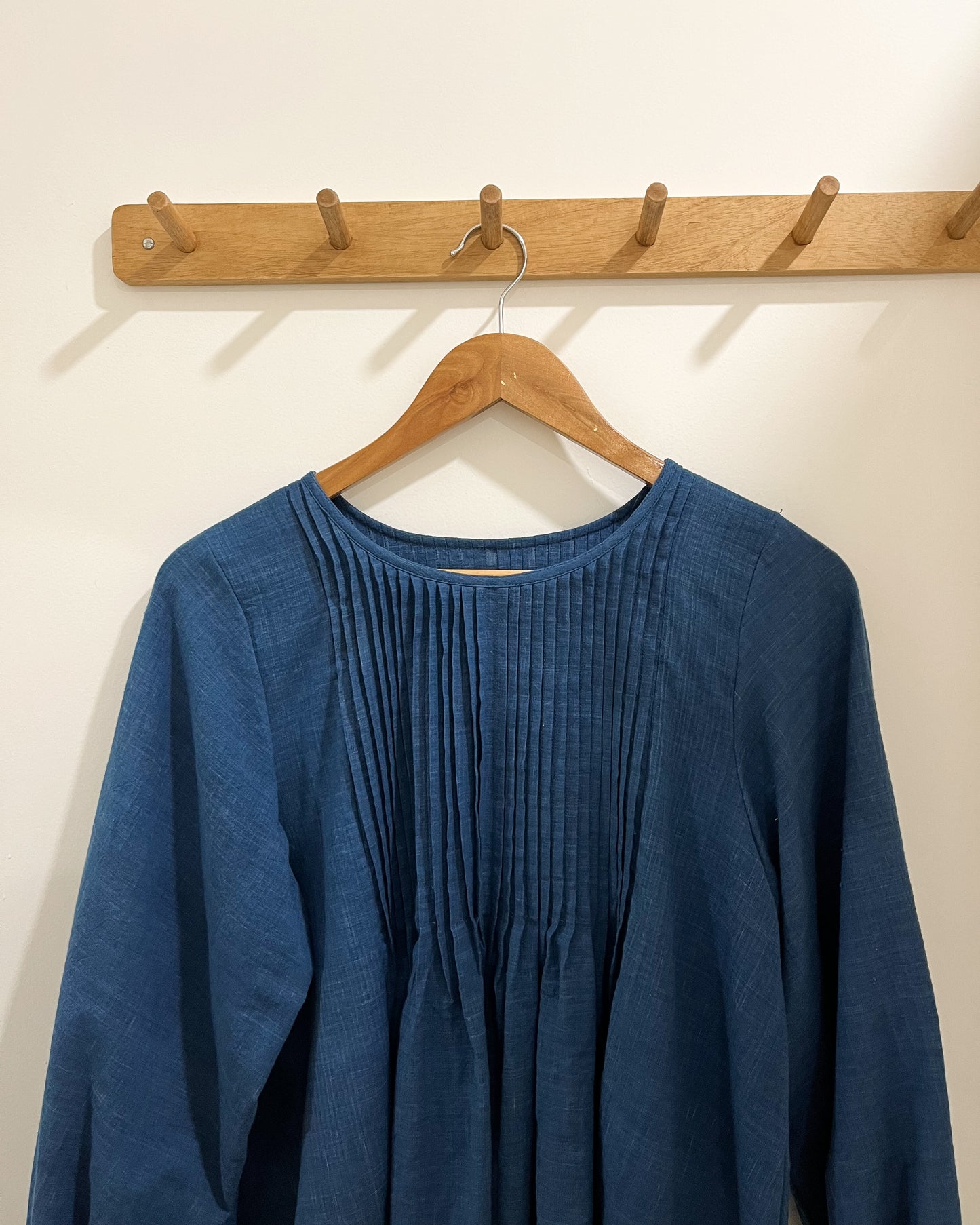 Pin-tucked top