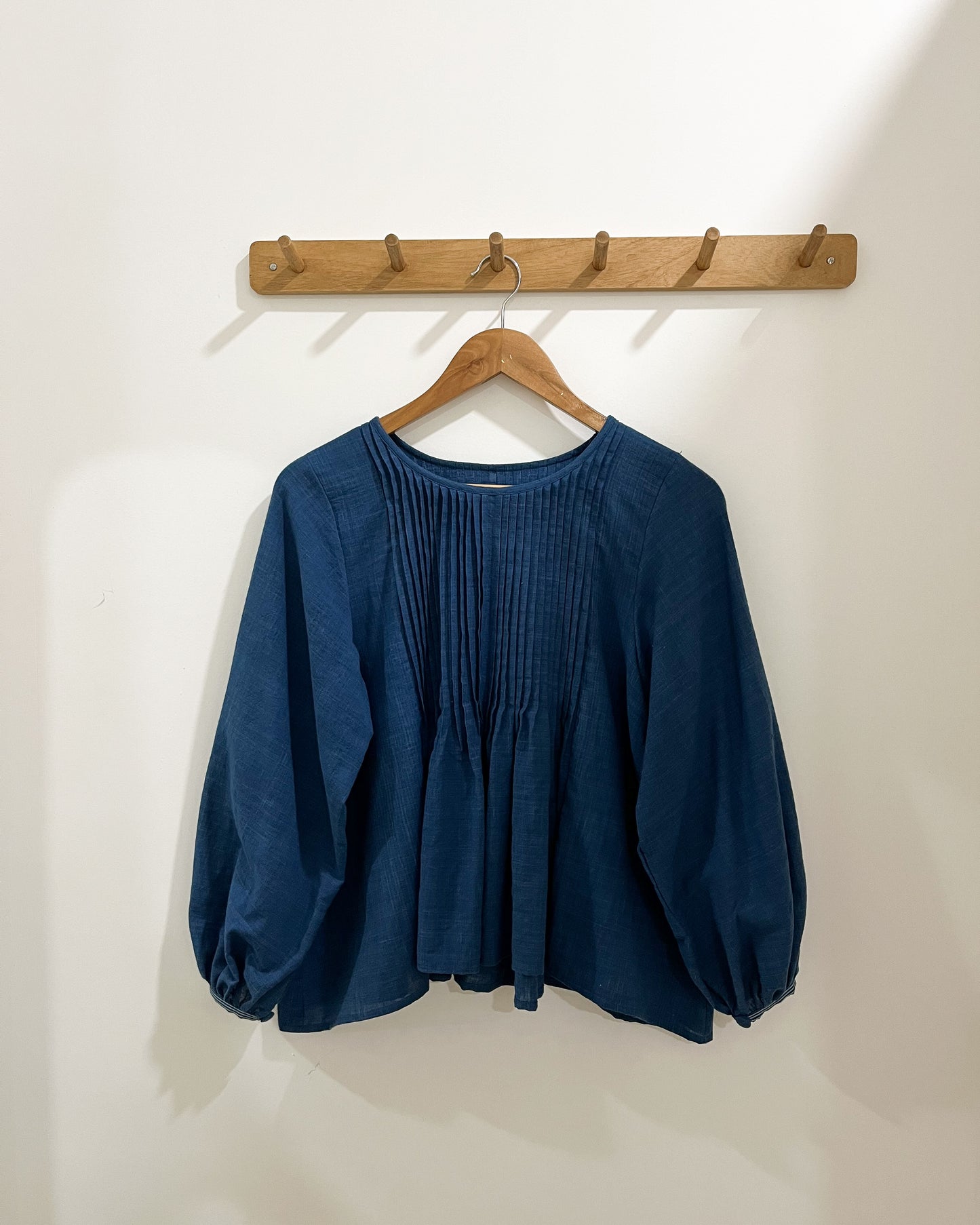 Pin-tucked top